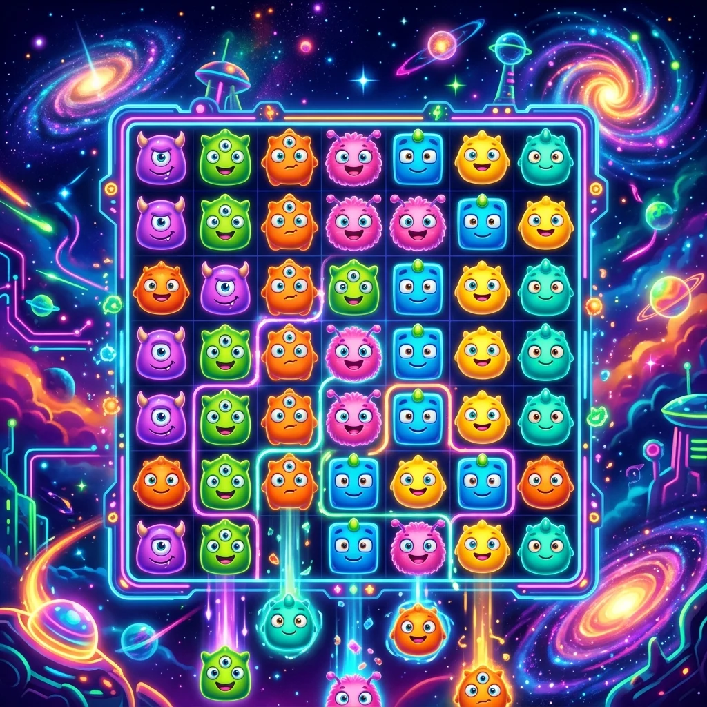 Reactoonz at Goodman pokies casino
